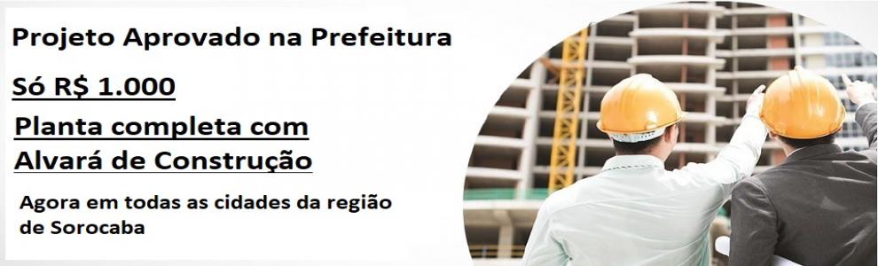 Projeto Aprovado na Prefeitura, por R$ 1.000 ,